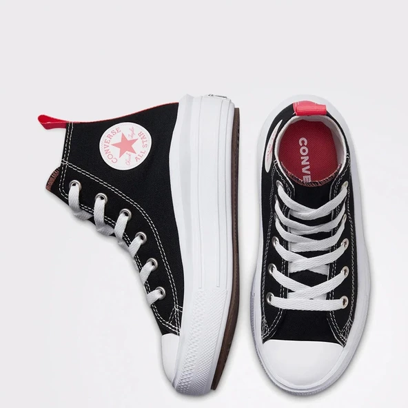 Chuck Taylor All Star Move Çocuk Siyah Sneaker - Resim 5