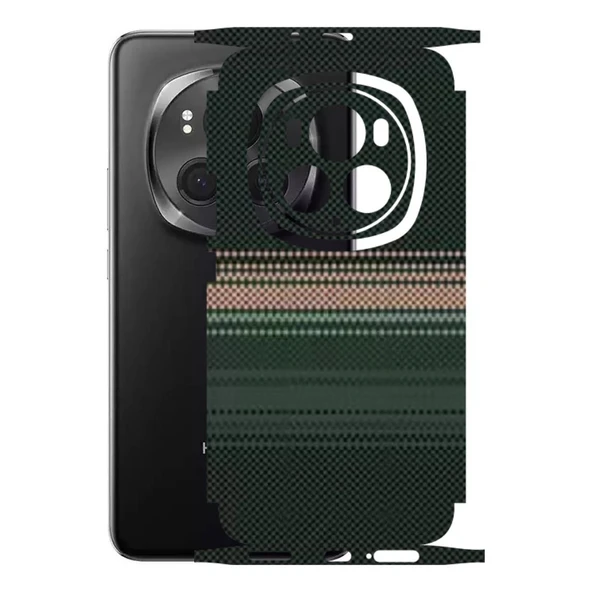 Kapps Honor Magic 6 Pro ile Uyumlu Rainbow Serisi Premium Kaplama 360  Yeşil-Sarı ürün görseli 1