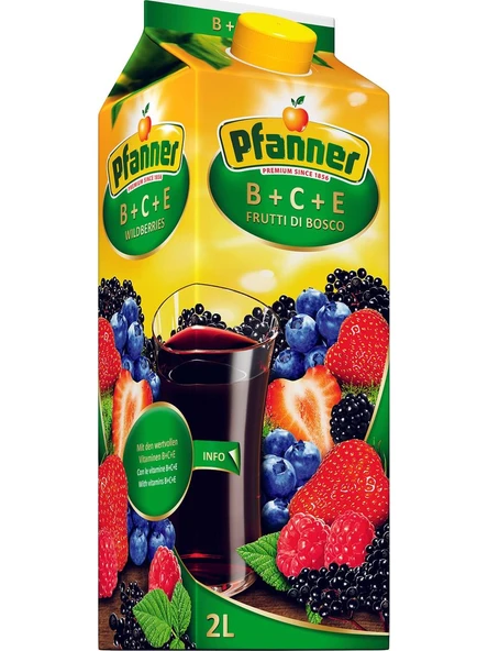 Pfanner Vitamin B+C+E Orman Meyveli Meyve Suyu 2 Litre ürün görseli 1