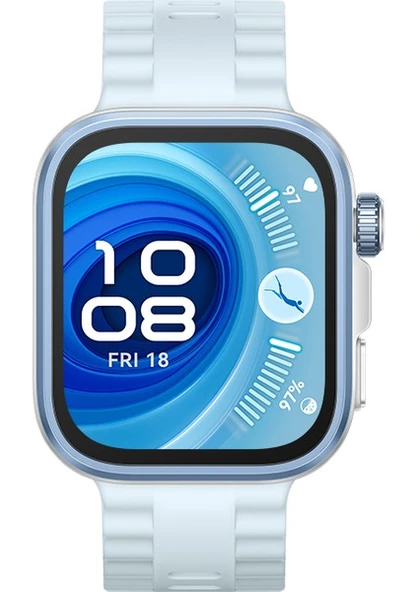 Huawei Watch Fit 4 Pro Mavi Kauçuk Kayış Akıllı Saat ürün görseli 1
