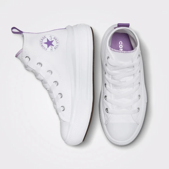 Chuck Taylor All Star Move Çocuk Beyaz Sneaker - Resim 3