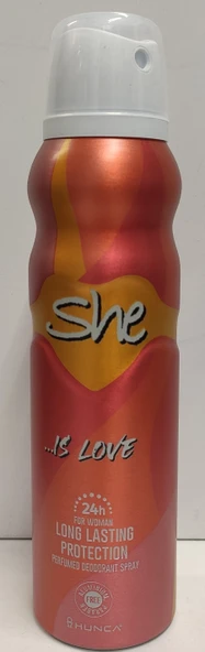 SHE DEODORANT İS LOVE 150 ML ürün görseli 1