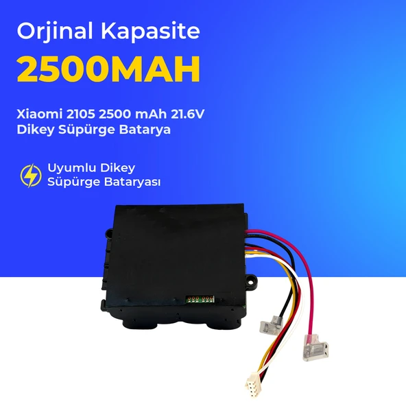 Xiaomi 2105 2500 mAh 21.6V Dikey Süpürge Batarya ürün görseli 1