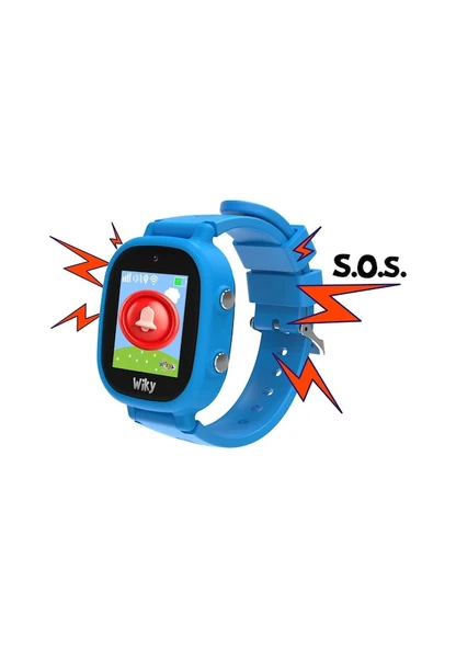 Wiky Watch 5E Mavi Akıllı Çocuk Saati - Resim 2
