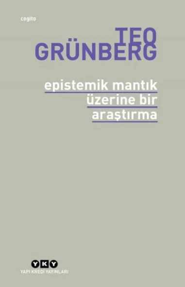 Epistemik Mantık Üzerine Bir Araştırma ürün görseli 1