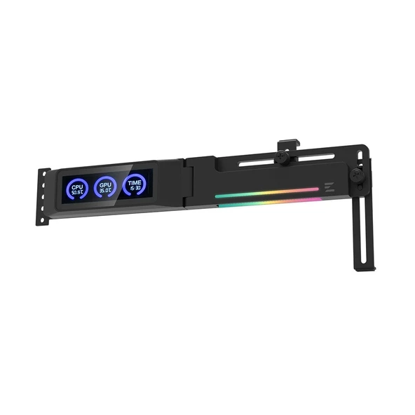 ZALMAN ZM-VS3 DS Black Dijital göstergeli Ekran Kartı Destek Aparatı ürün görseli 1