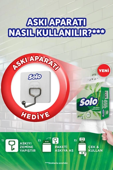 Solo Asılabilir Kağıt Havlu 1=7 - Resim 5