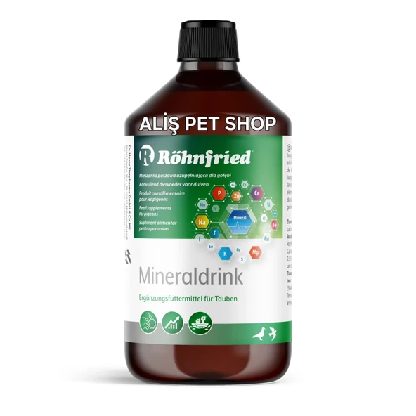 Mineraldrink - 500 ml - güvercinler için önemli mineraller konsantresi içerir. ürün görseli 1