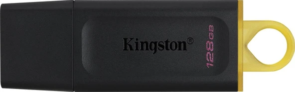 128GB Kingston DTX/128GB USB 3.2 Gen1 D.Trav.Exodia (Black+Yellow) Flash Bellek ürün görseli 1