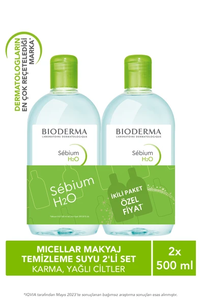 Bioderma Sebium H2O 500 Ml - Ikili Paket Özel Fiyat ürün görseli 1