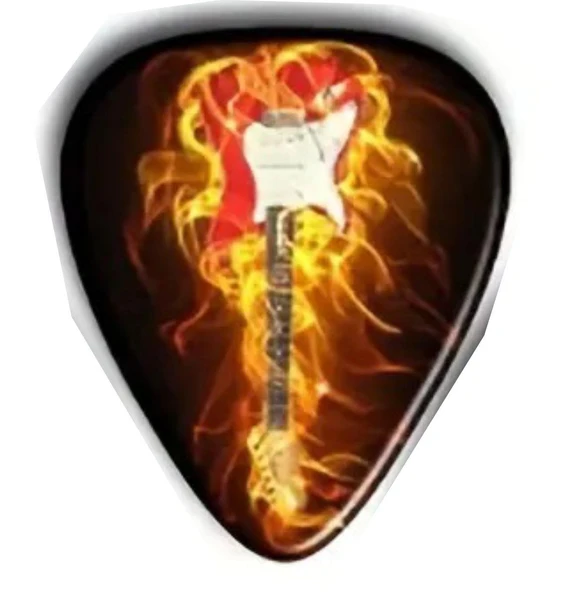 717S2 Gitar Penası 1 Adet Fire Strat (0.96mm) ürün görseli 1