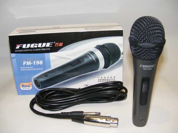 FUGUE FM-198A Mikrofon - Kablo dahil - Resim 2