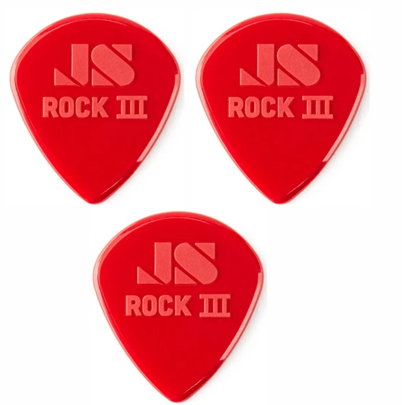 Jim Dunlop 570R1.38 Rock III 3 Adet Jazz III Pena (1.38 mm) ürün görseli 1