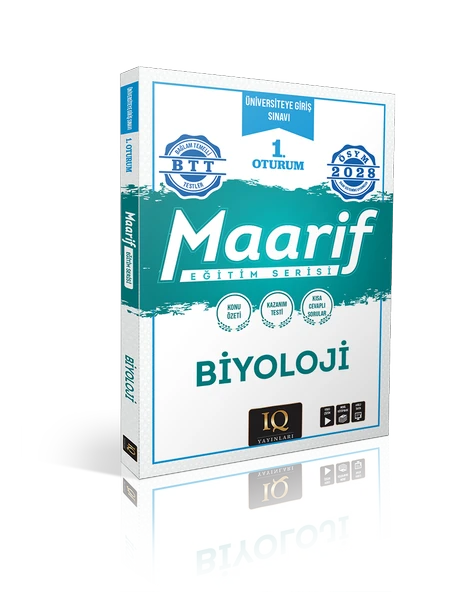 BİYOLOJİ MAARİF MODEL EĞİTİM SERİSİ 1.OTURUM 2028 ürün görseli 1
