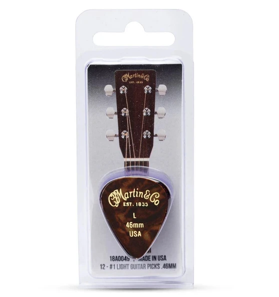 Martin 18A0049 Light 0.46mm Gitar Pena (12 Adet) ürün görseli 1