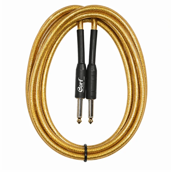 Cort CA525NAT Gitar Kablo Gürültüsüz 5M (Noısless) Nude Cable Şeffaf ürün görseli 1