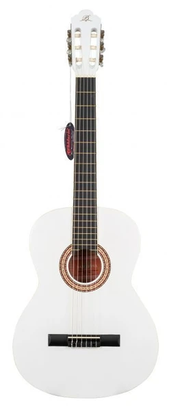 BARCELONA LC 3900 WH Beyaz Klasik Gitar Tam Boy ürün görseli 1