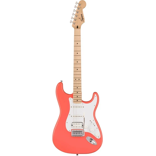 Squier Sonic Stratocaster HSS Akçaağaç Tahitian Coral Elektro Gitar HSS MN WPG TCO ürün görseli 1