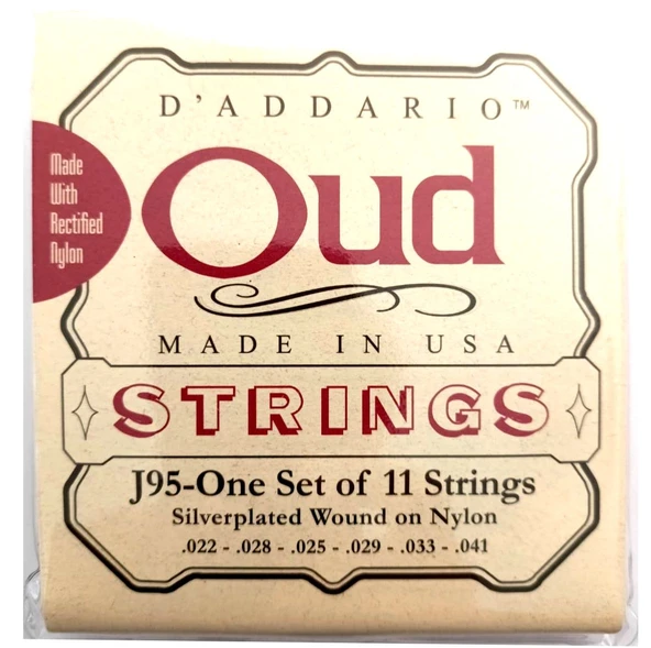 Daddario J95S Ud Teli Set Silverplated Wound Kumlu ürün görseli 1