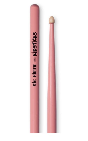 Vicfirth KIDSPINK Çocuk Baget Çovuk Bateri Çubuğu Pembe ürün görseli 1
