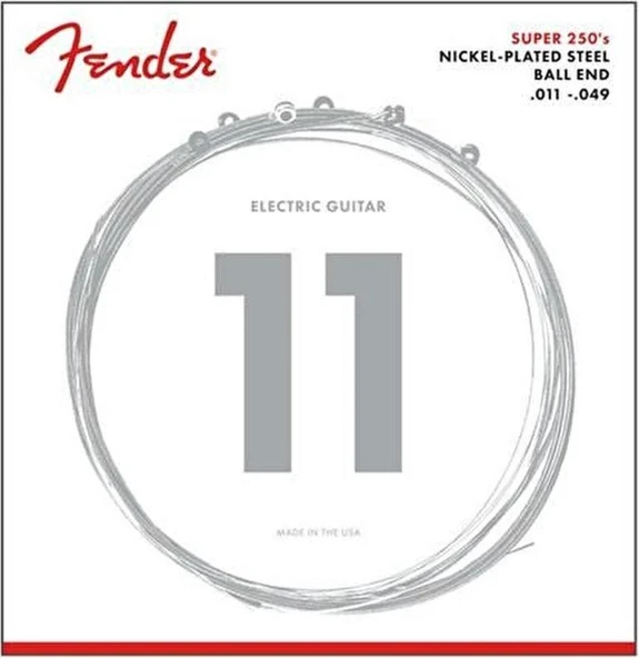 Fender 250M Elektro Gitar Teli NPS BALL END 1149 ürün görseli 1