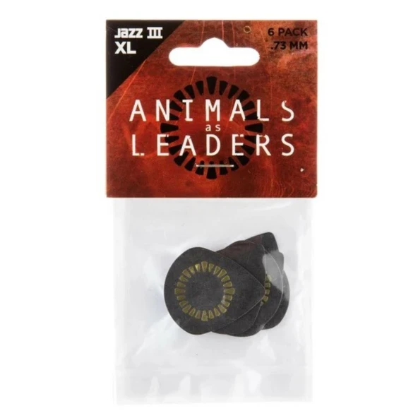 Jim Dunlop AALP04 Animals As Leaders Javier Reyes Tortex Jazz III XL 6'lı Paket Pena (0.73 mm) ürün görseli 1
