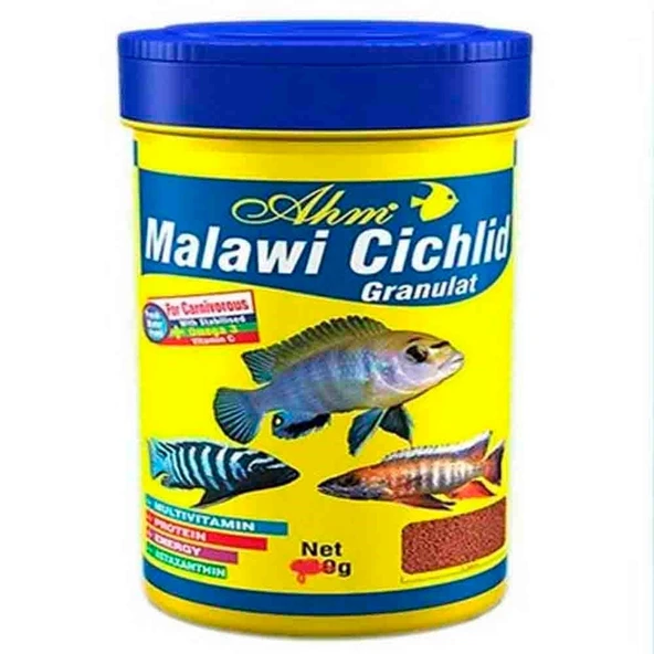 AHM Malawi Cichlid Granulat Balık Yemi 100ml ürün görseli 1