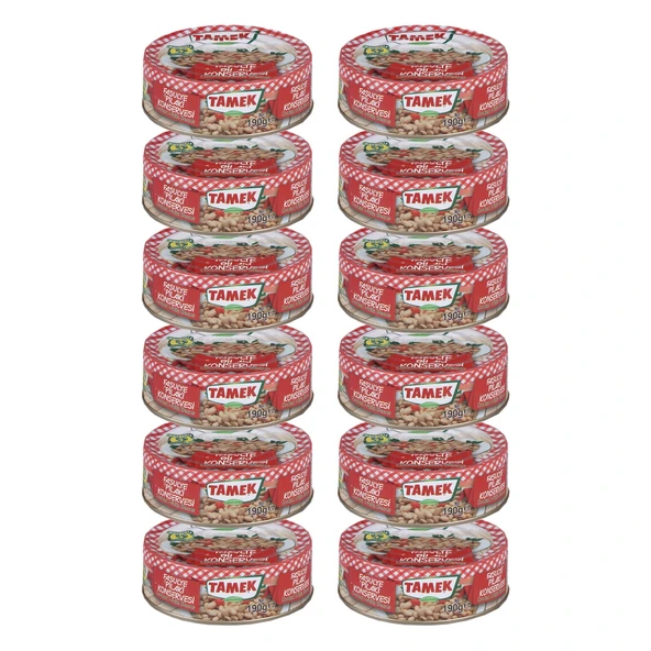 Tamek Fasulye Pilaki 190 gr x 12 Adet ürün görseli 1