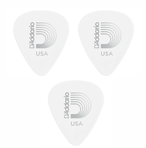1CWH6-3 Gitar Penası 3 Adet 1 mm. Heavy Pena Beyaz ürün görseli 1