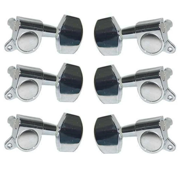 Valencia AMH7001CR Akustik Gitar Burgusu 3+3 KROM ürün görseli 1