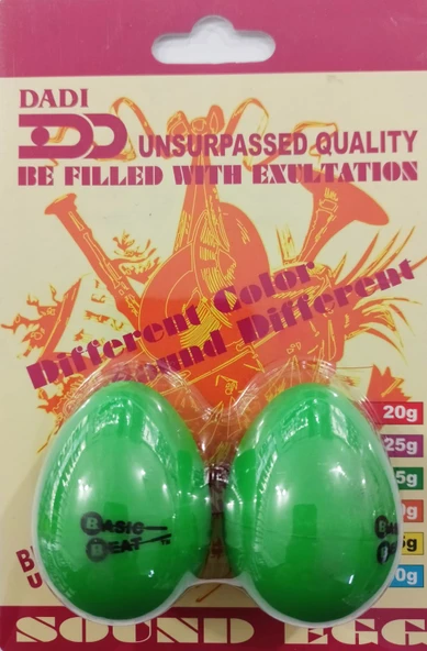 Dadi SE5GR Sesli Yumurta Shaker Yeşil ( Sound Egg ) ürün görseli 1