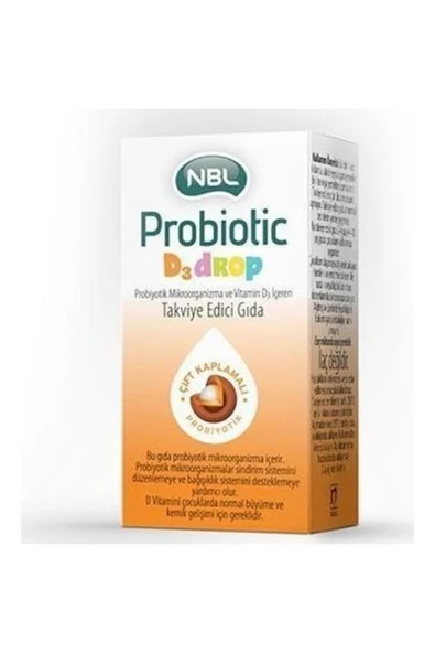 NBL Probiotic D3 Drop Vit 7,5 ml - Resim 2