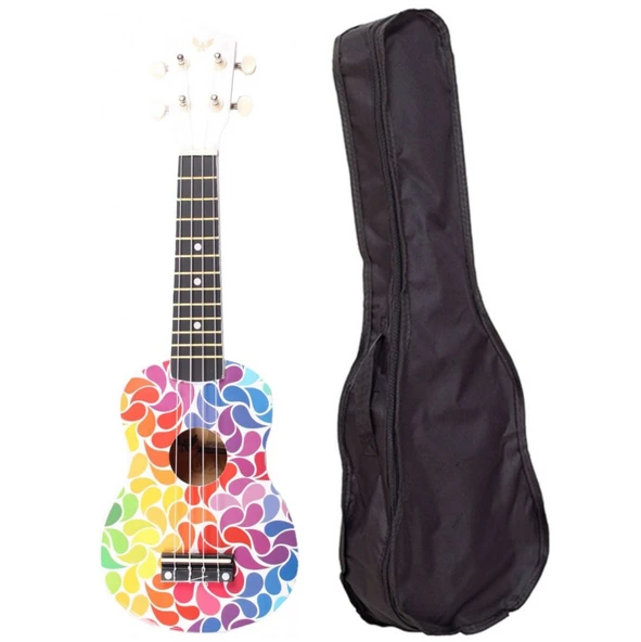 Angel AUK21-MCPT Soprano Ukulele Kılıflı ürün görseli 1