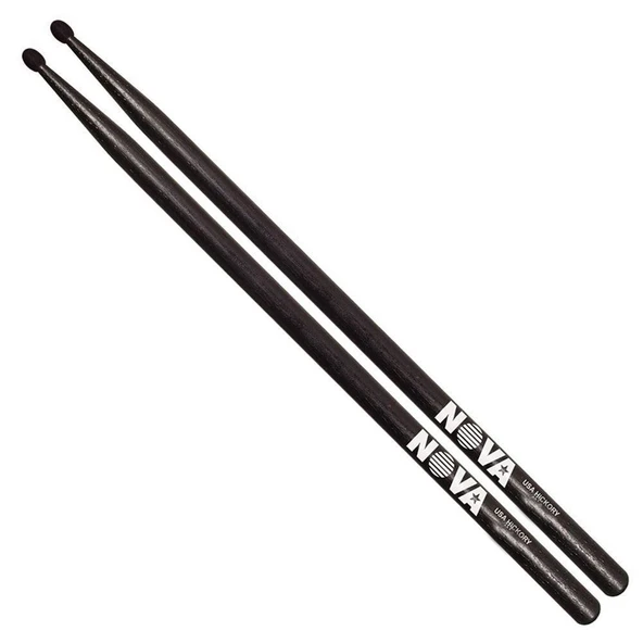 VicFirth N7AB Nova Baget (Çift) Nova 7A Wood Siyah - Resim 3