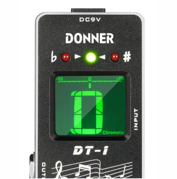 Donner DT-1 Tuner Pedal (Siyah) - Resim 4