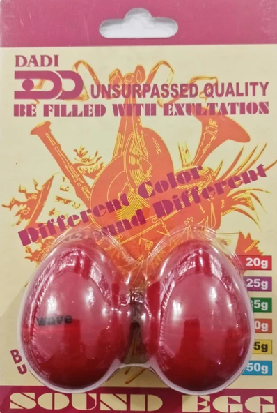 Dadi SE5RD Sesli Yumurta Shaker Kırmızı ( Sound Egg ) ürün görseli 1