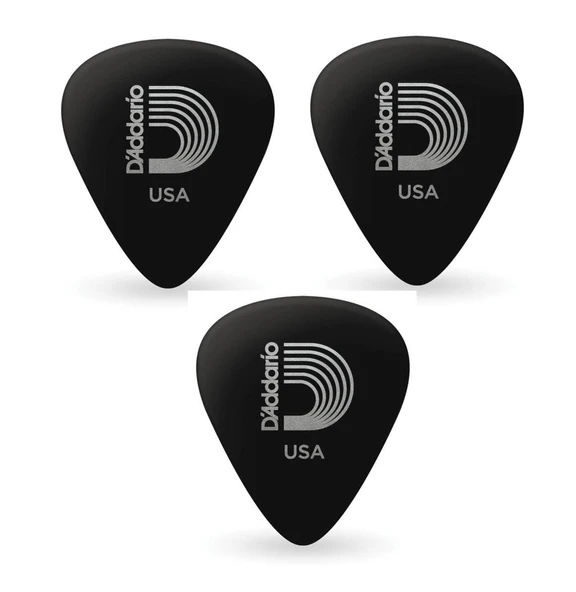 1CBK4-3 Siyah Gitar Penası 3 adet 70mm Cel - Black - Med ürün görseli 1