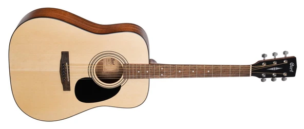 Cort AD810OP Akustik Gitar OPEN PORE LADİN KAPAK ARKA ve YANLAR MAUN ürün görseli 1