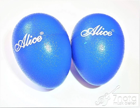 Alice A-041bl 1 Çift Shaker Yumurta Mavi ürün görseli 1