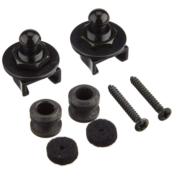 Fender Security Strap Locks Black (2) Askı Kilidi Locks - Buttons ürün görseli 1