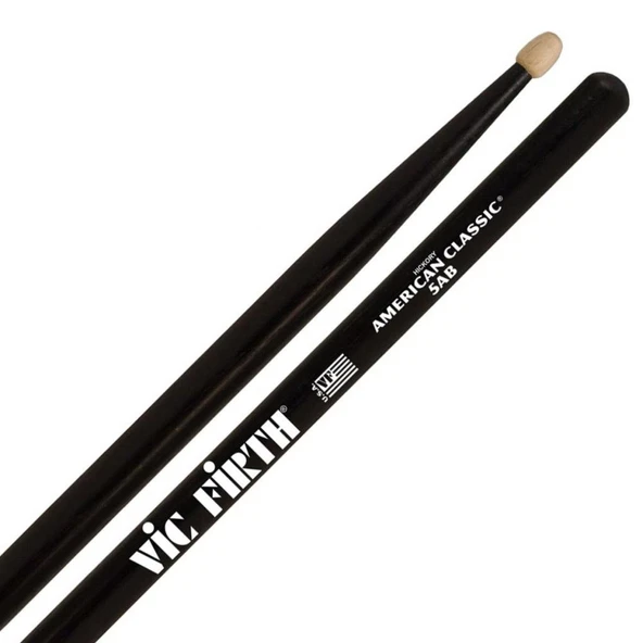 Vicfirth V5AB Siyah Baget (Çift) 5A Wood Black ürün görseli 1