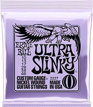 Ernie Ball P02227 Elektro Gitar Teli 010-48 Set Ultra Slinky ürün görseli 1