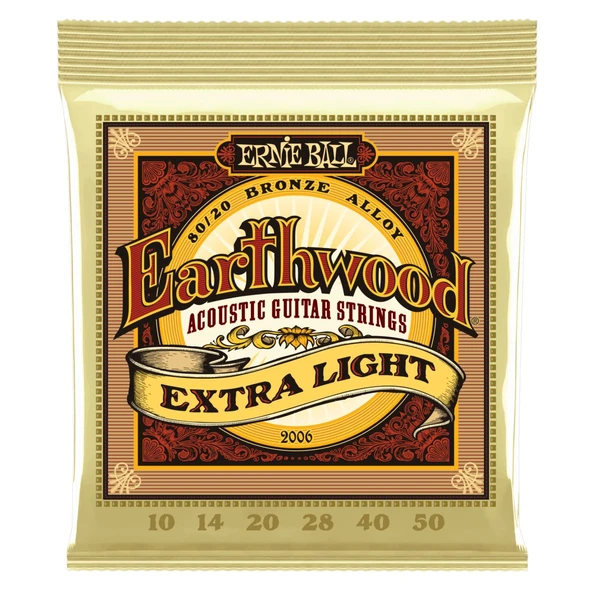 Ernie Ball P02006 10-50 Akustik Gitar Teli Extra Light ürün görseli 1