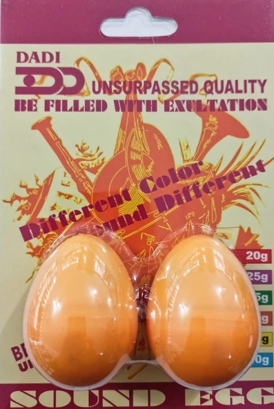 Dadi SE5YW Sesli Shaker Yumurta Sarı Renk ( Sound Egg ) ürün görseli 1