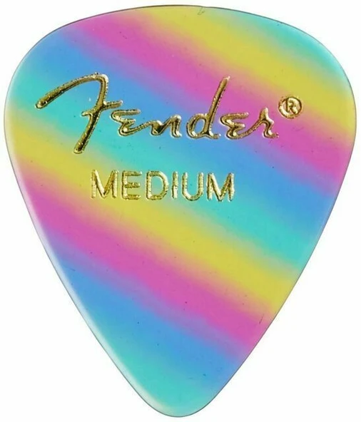 351 Shape 1 Adet Gitar Penası Medium Rainbow - Resim 2