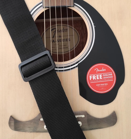 Raymond Joes Rj100Bk Gitar Askısı Polipropilen Deri Başlı ürün görseli 1