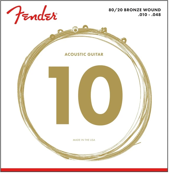 Fender 70XL Akustik Gitar Teli 10-48 ürün görseli 1