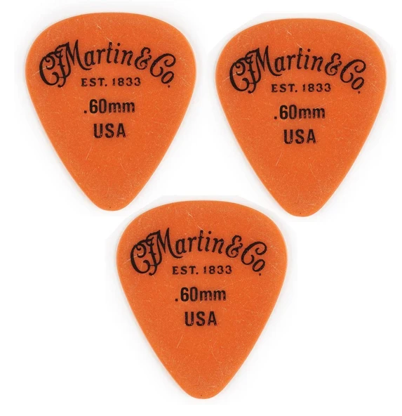 Martin Delrin Pena 0.60 mm Gitar Pena (3 Adet) ürün görseli 1