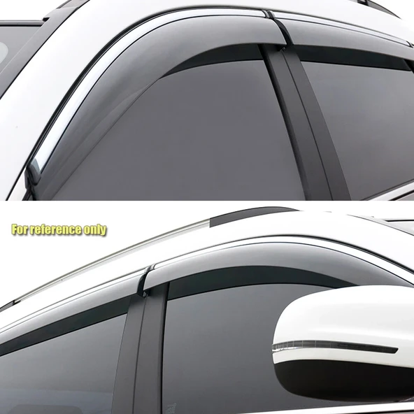 Chery Tiggo 7 2022+ Kromlu Cam Rüzgarlığı 4 LÜ Sports Style ürün görseli 1