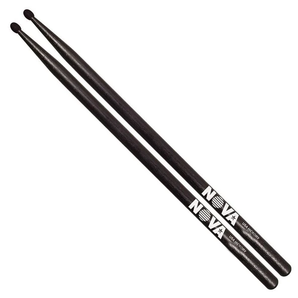 VicFirth N7AB Nova Baget (Çift) Nova 7A Wood Siyah ürün görseli 1